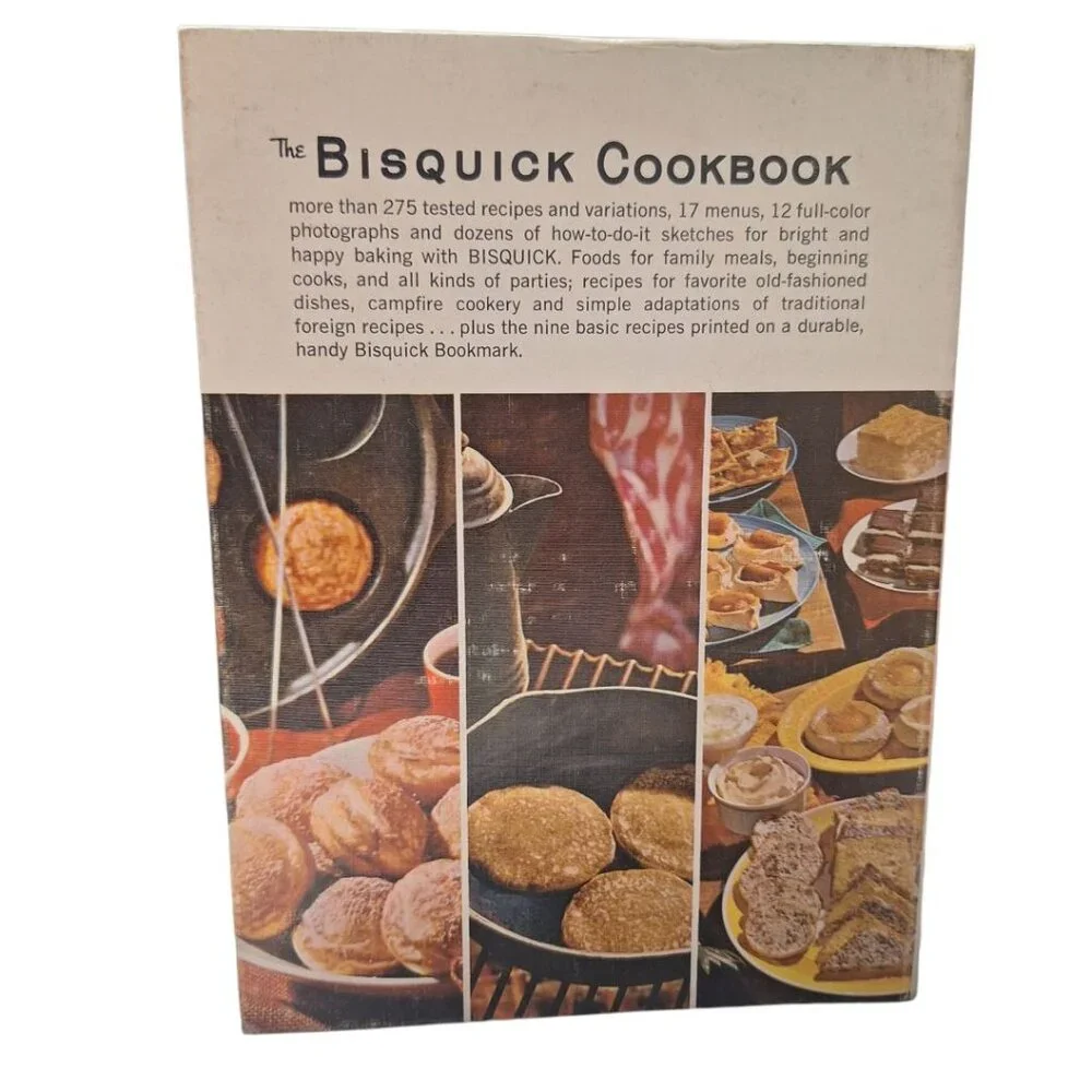 Bisquick Cook Book Betty Crocker Recipes 1964 Hardcover Kitchen Tradition Baking